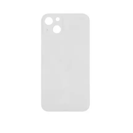 Apple iPhone 13, Akkufedél, (ragasztóval, nagy lyukú, EU verzió), fehér