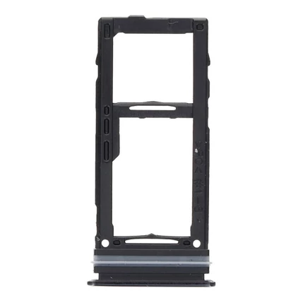 Samsung A525/A526/A528/A725/A726 Galaxy A52/A52 5G/A52S 5G/A72/A72 5G, SIM kártya tartó tálca, (memóriakártya, SingleSIM), fekete
