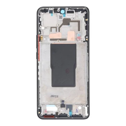 Xiaomi 12T/12T Pro, Előlap (LCD) keret, fekete