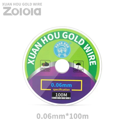 Huzal, Érintő, Plexi, Lcd szétválasztásához (0,06mm*100m Zolola aranyhuzal)