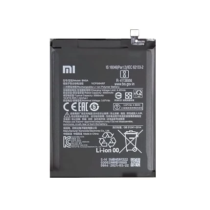 Xiaomi BN5A Redmi Note 10 5G/Redmi 10/Poco M3 Pro 4G/ 5G 5000mAh, Akkumulátor (OEM) Li-Ion 