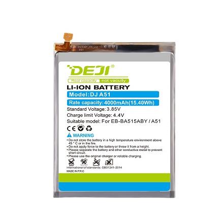 Samsung A515 Galaxy A51, EB-BA515ABY Prémium Cellás DEJI Akkumulátor (4000mAh, Li-ion) 