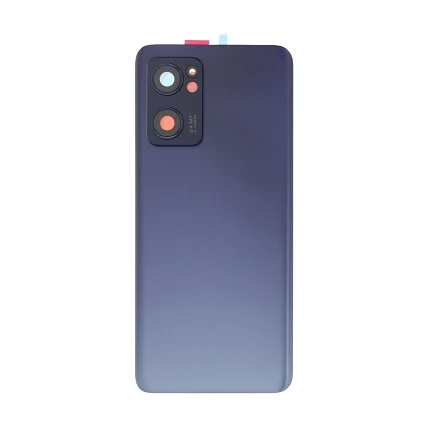 Oppo Reno7 5G (CPH2371), Akkufedél (ragasztó, kameraplexi), fekete