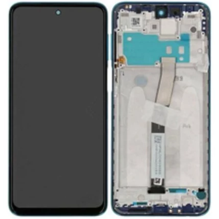 Xiaomi Redmi Note 9S/9 Pro/9 Pro Max, LCD kijelző érintőplexivel és előlapkerettel, fekete
