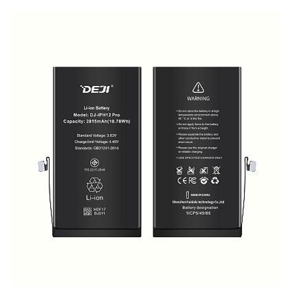 Apple A2479 iPhone 12/12 Pro 2815mAh, Prémium Cellás DEJI Akkumulátor, Li-Ion