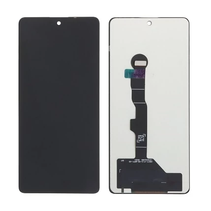 Xiaomi Poco F5/ Redmi Note 13 5G/ 12T 5G (2023), LCD kijelző érintőplexivel, fekete (Utángyártott)