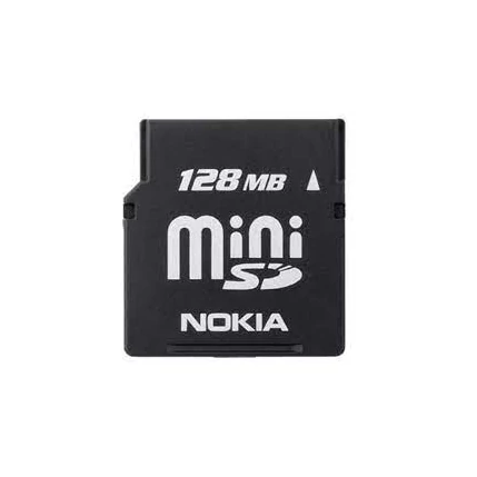 Mini SD 128MB, Memóriakártya 