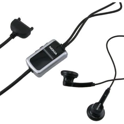 Nokia 6103/6131 HS-23, Headset, fekete