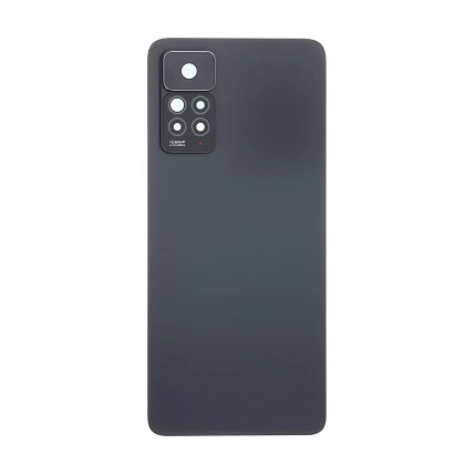 Xiaomi Redmi Note 11 Pro 4G, Akkufedél,(ragasztóval és kameraplexivel), fekete (GYÁRI)