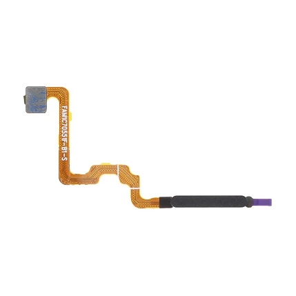 Xiaomi Redmi 12, Ujjlenyomat érzékelő, oldalgomb, bekapcsológomb flex kábel, átvezető fólia, fekete (OEM)