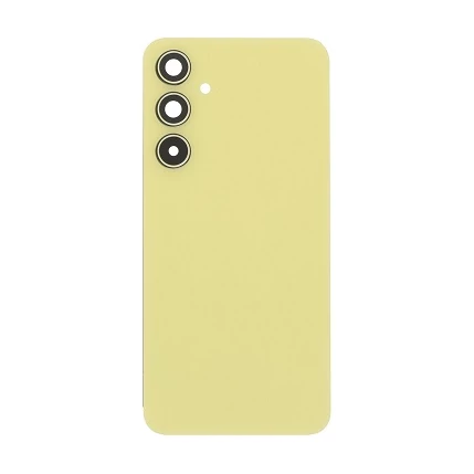 Samsung A356 Galaxy A35 5G, Akkufedél, (ragasztóval és kameraplexivel), lemon (GYÁRI)