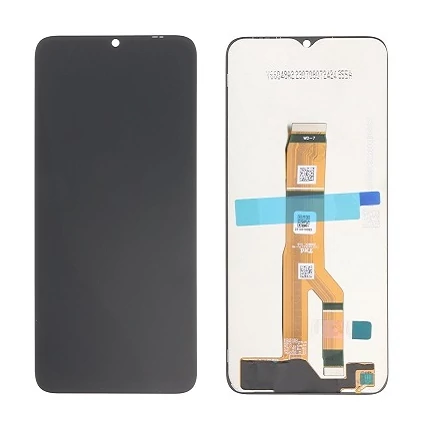 Honor X6A (2023)/X5 Plus 4G (2023)/X5B/X5B Plus 4G (2024), LCD kijelző érintőplexivel, fekete (GYÁRI)