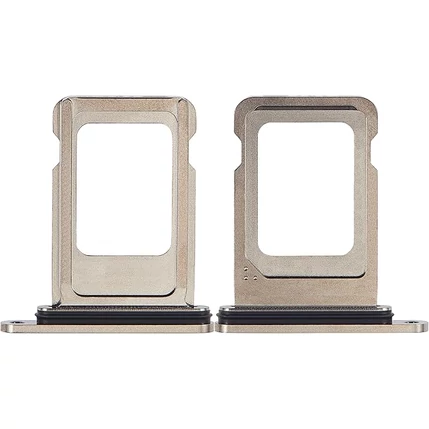 Apple iPhone 15 Pro/15 Pro Max, SIM kártya tartó tálca, SingleSIM, natural titanium