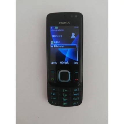 Nokia 6600i Slide (Alkatrésznek), Mobiltelefon, fekete