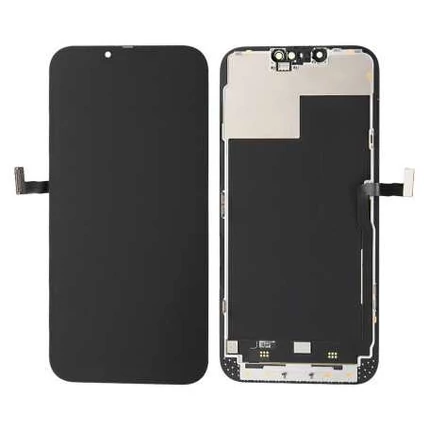 Apple iPhone 13 Pro Max, LCD kijelző érintőplexivel, fekete (OLED) TÁMOGATOTT IC CSERE!