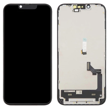 Apple iPhone 16E, LCD kijelző érintőplexivel (TC INCELL), fekete (IC CSERE TÁMOGATÁS)