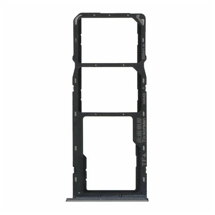 Realme C11, SIM kártya tartó tálca DualSim, (memóriakártya tartó), fekete