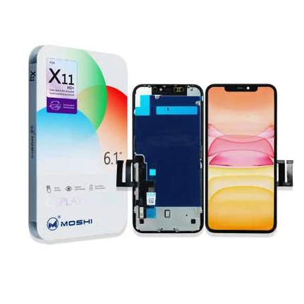 Apple iPhone 11, LCD kijelző érintőplexivel  (INCELL), fekete (IC CSERE TÁMOGATÁS)