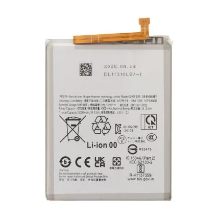 Samsung EB-BA566ASE A566/A366 Galaxy A56/A36 5G 5000mAh, Akkumulátor (OEM) Li-Ion