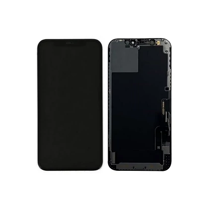 Apple iPhone 12 Pro Max, LCD kijelző érintőplexivel (GXYK INCELL IC CSERE TÁMOGATÁS), fekete