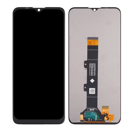Motorola Moto E20 XT2155-3, LCD kijelző érintőplexivel, fekete (OEM)