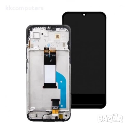 Xiaomi Redmi 15C 4G, LCD kijelző érintőplexivel és előlap kerettel, fekete (5600020P15A00)  (GYÁRI) (SERVICE PACK)
