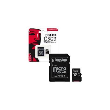 Kingston microSDHC 128GB, Memóriakártya (+Adapter)