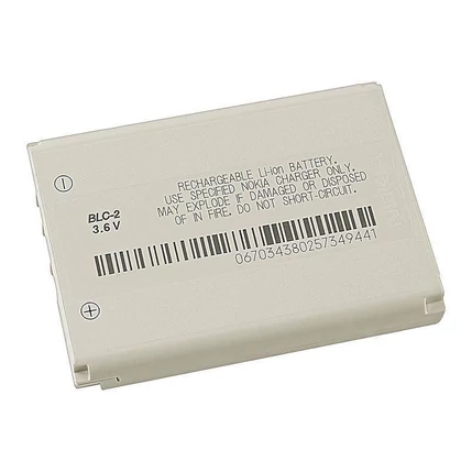 Nokia BLC-2, 3310/3330/3410/3510 1000mAh -Akkumulátor,  Li-Ion