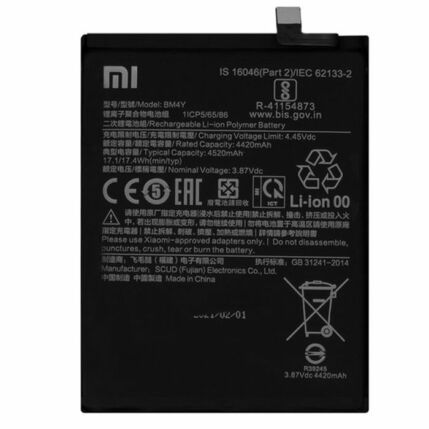 Xiaomi BM4Y Mi 11i 5G/Poco F3 5G 2021/Redmi K40 Pro 4520mAh, Akkumulátor (Gyári) Li-Ion