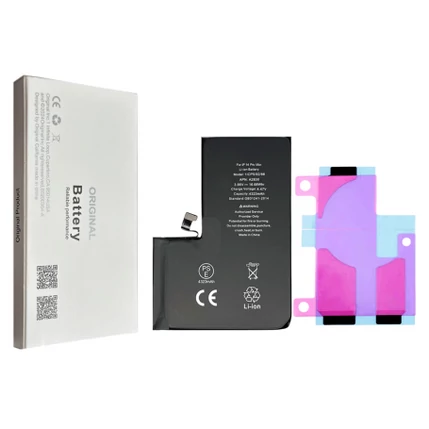 Apple A2830 iPhone 14 Pro Max 4323mAh, Akkumulátor + ragasztó (OEM) Li-Ion (közvetlen telepítés, nincs felugró ablak, 100%-os állapot)