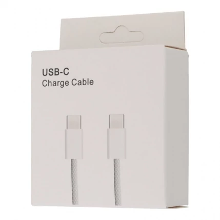 Apple MUF2AM/A iPhone 15 Széria USB kábel, USB-C - USB-C, (1 méter 60W), fehér