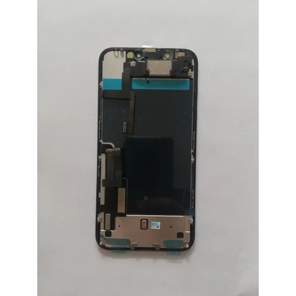 Apple iPhone 11, LCD kijelző érintőplexivel, hangszóróval, fekete (SERVICE PACK) (GYÁRI)