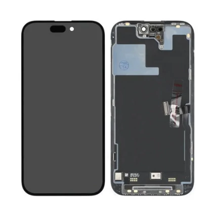 Apple iPhone 14 Pro, LCD kijelző érintőplexivel (SOFT OLED 60 Hz Diagnosztizálható), fekete 