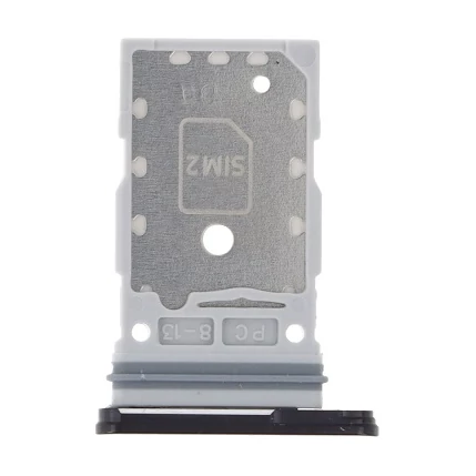 Samsung S911/S916 Galaxy S23/S23 Plus DualSIM, SIM kártya tartó tálca, fekete (GYÁRI)