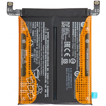 Xiaomi BM58 11T Pro 4860mAh, Akkumulátor (Gyári) Li-Ion 460200007R1G (SERVICE PACK)