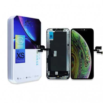 Apple iPhone XS, LCD kijelző érintőplexivel (LTPS JK FHD1080p), fekete