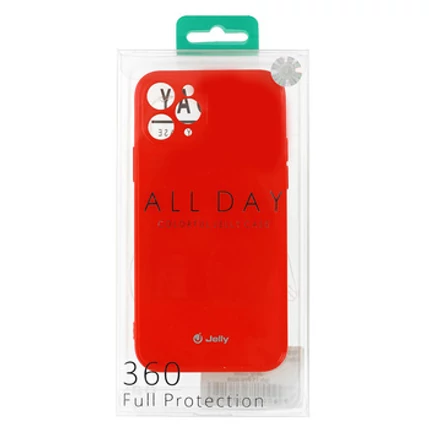 Samsung A546 Galaxy A54 5G, Szilikon tok, Jelly, piros