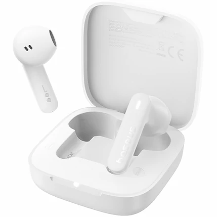 Baseus Bowie E16, Bluetooth headset 5.3, TWS IPX4 vízálló fehér, (A00061900223-00)