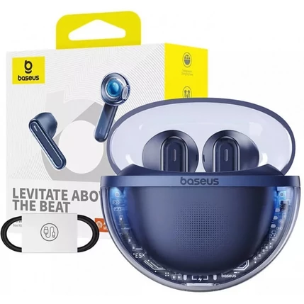 Baseus Bowie E5x, Bluetooth headset 5.3, kék (A00060101323-00)