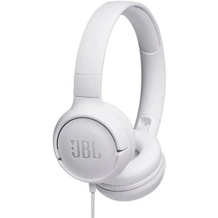 JBL Tune T500,  Bluetooth headset 5.0, fehér 