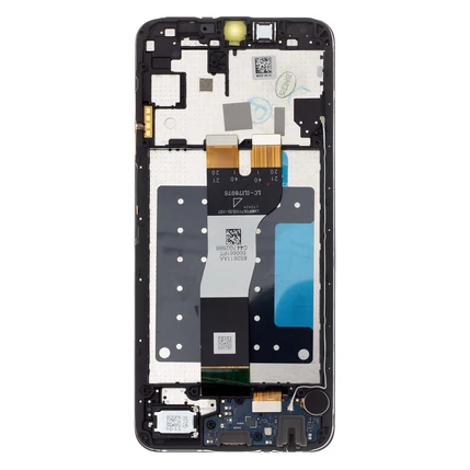 Samsung A057 Galaxy A05s, LCD kijelző érintőplexivel és előlapkerettel + töltőcsatlakozó panel + rezgőmotor + csengőhangszóró, fekete (GH83-10391A,GH81-24364A) (GYÁRI) (SERVICE PACK)