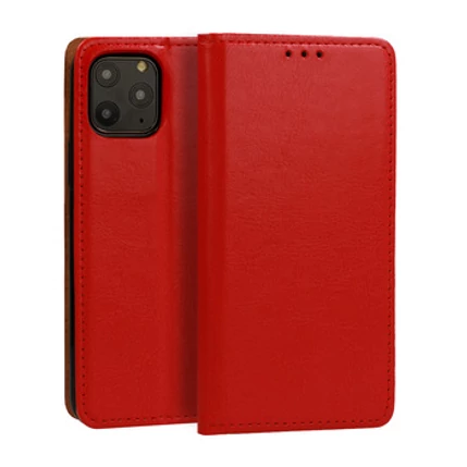 Samsung A135/A136/A047 Galaxy A13 4G/A13 5G/A04S, Oldalra nyíló flip tok, Book Special (valódi olasz bőr), piros