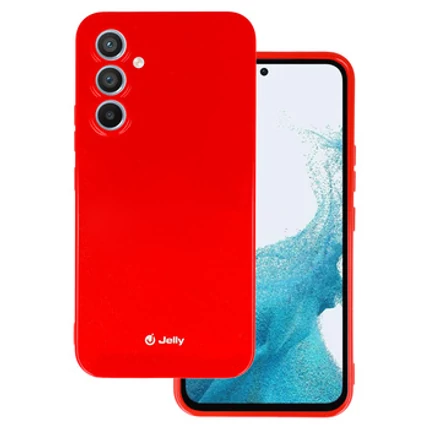 Samsung A145/A146 Galaxy A14 4G/5G, Szilikon tok, Jelly, piros