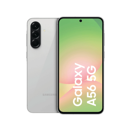 Samsung A566B Galaxy A56 5G 128GB 8GB RAM DualSIM,  Kártyafüggetlen, világosszürke, Awesome Lightgray, Mobiltelefon