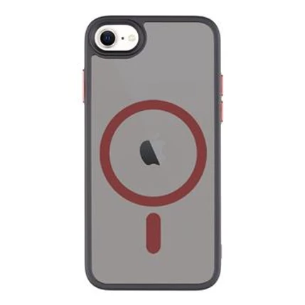 Apple iPhone 7/8/SE 2020/SE 2022, Szilikon tok, Tactical MagForce Hyperstealth 2.0, black-red