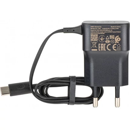 HMD AC-18E (SP60Z02Z1424S) 0,55A 2,75W  Hálózati töltő,  (USB-C), fekete