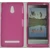 Sony Xperia P LT22i, Szilikon tok, S-Case, ciklámen