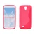 Samsung i9500 Galaxy S4, Szilikon tok, S-Case, rózsaszín