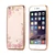 Samsung A805/A905 Galaxy A80/A90, Szilikon tok, Virágos, arany