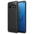 Apple iPhone 12/12 Pro, Szilikon tok, Carbon, fekete
